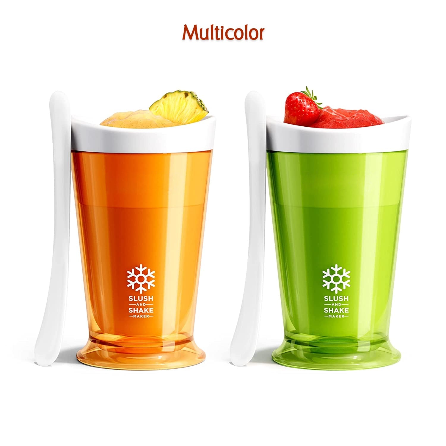6820 Slush and Shake Maker, Compact Make and Serve Cup with Freezer Core Creates Single-serving Smoothies, Slushies and Milkshakes in Minutes, BPA-free, Gift Box. DeoDap 6820 Slush and Shake Maker, Compact Make and Serve Cup with Freezer Core Creates Single-serving Smoothies, Slushies and Milkshakes in Minutes, BPA-free, Gift Box. DeoDap
